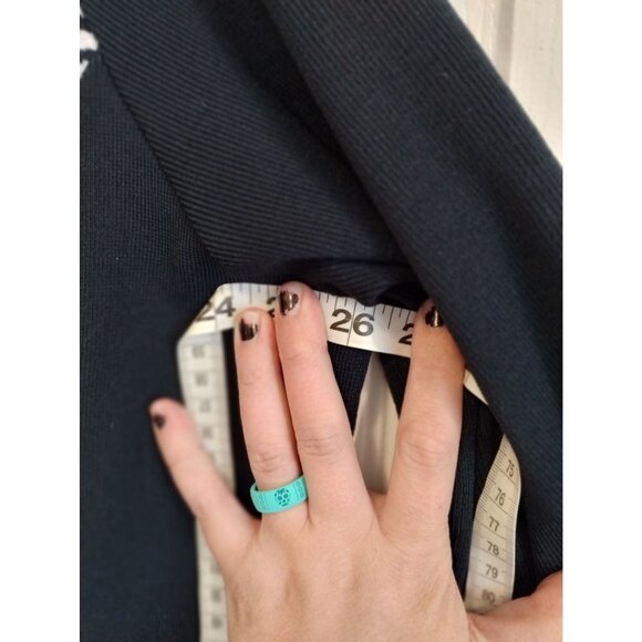 NWT‎ Christopher & Banks Navy blue abstract print open cardigan - Picture 6 of 6